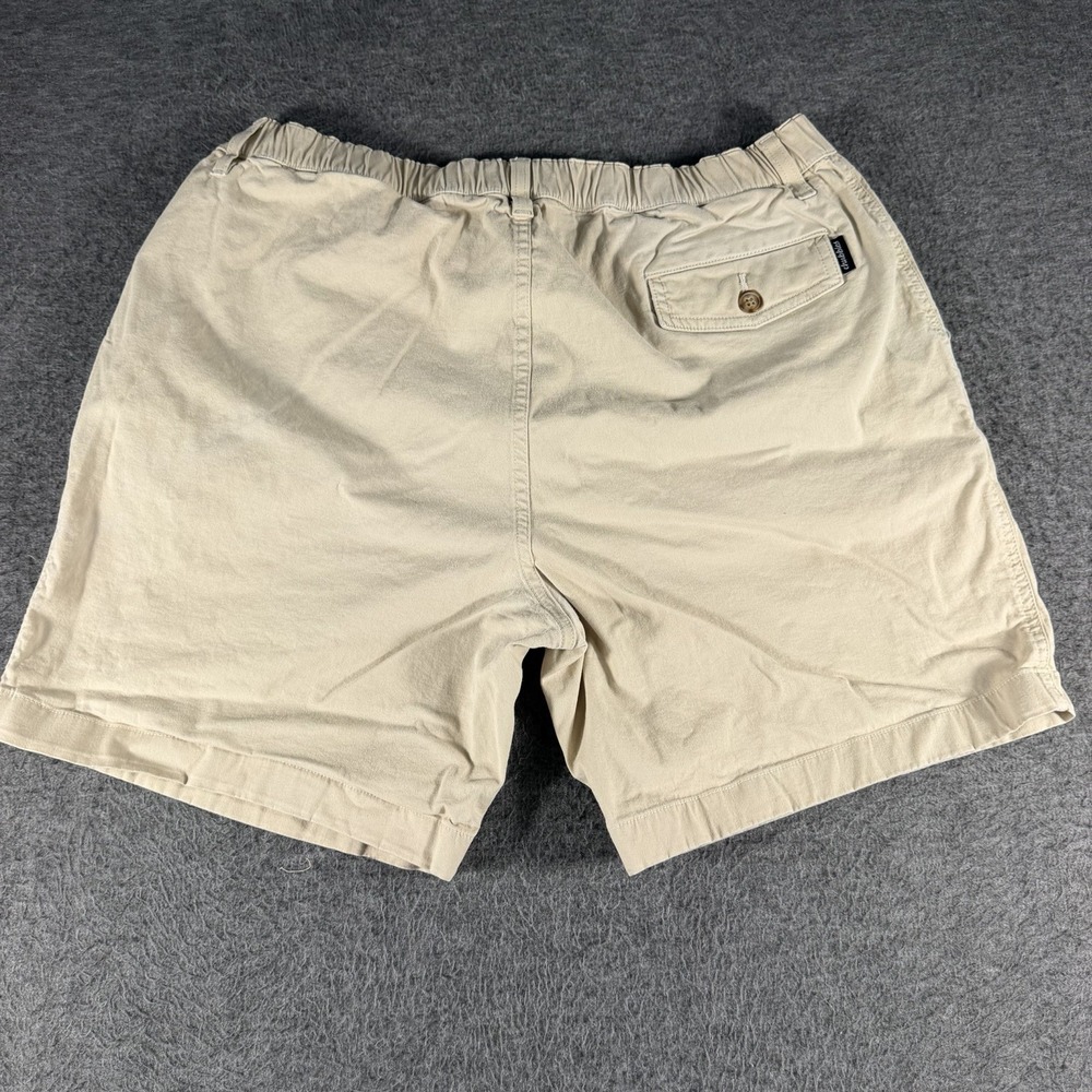 Chubbies Shorts Size XL Beige Khaki 6" Inseam Stretch Waist Cotton Blend - Picture 2 of 5